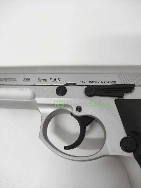 BAREDDA S56 BLANK GUN - MATTE CHROME