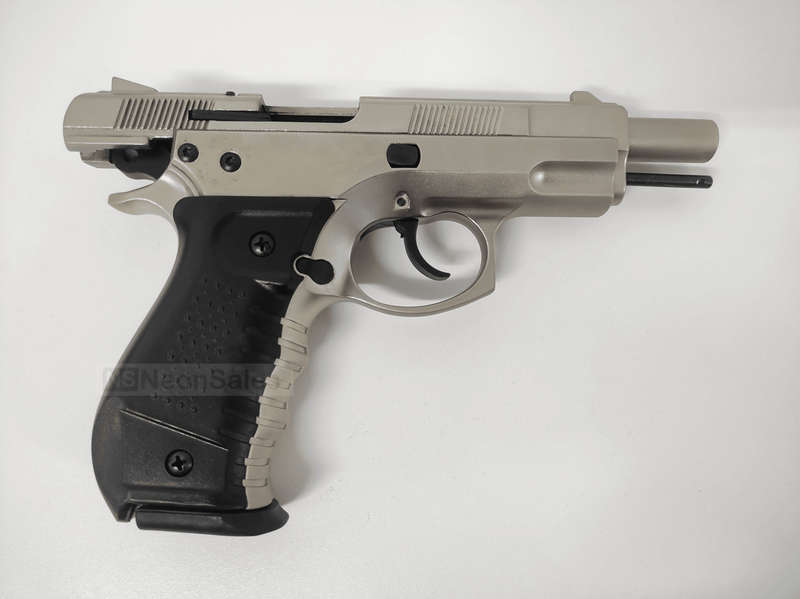 BLOW C75 BLANK GUN - SATIN W/ BLACK GRIPS &