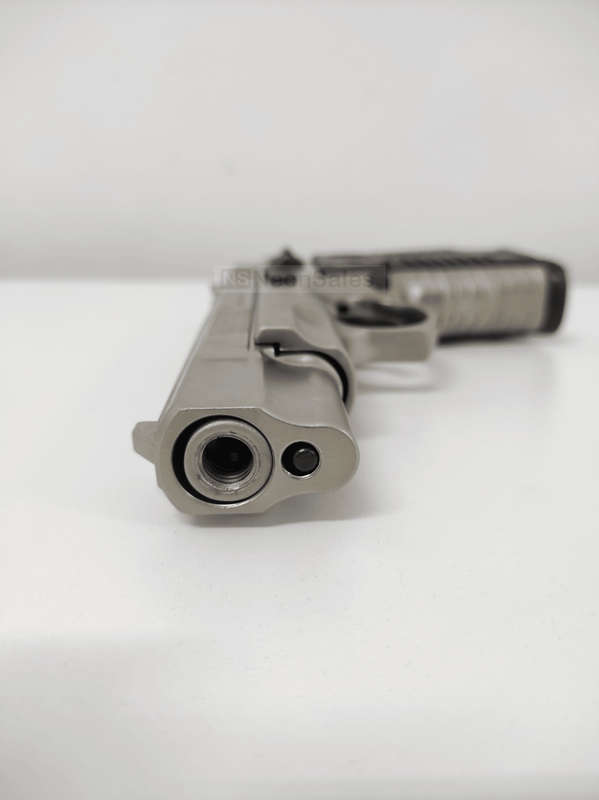 BLOW C75 BLANK GUN - SATIN W/ BLACK GRIPS &