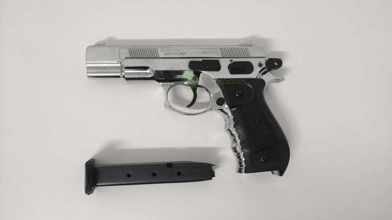 BLOW C75 BLANK GUN - SHINY CHROME