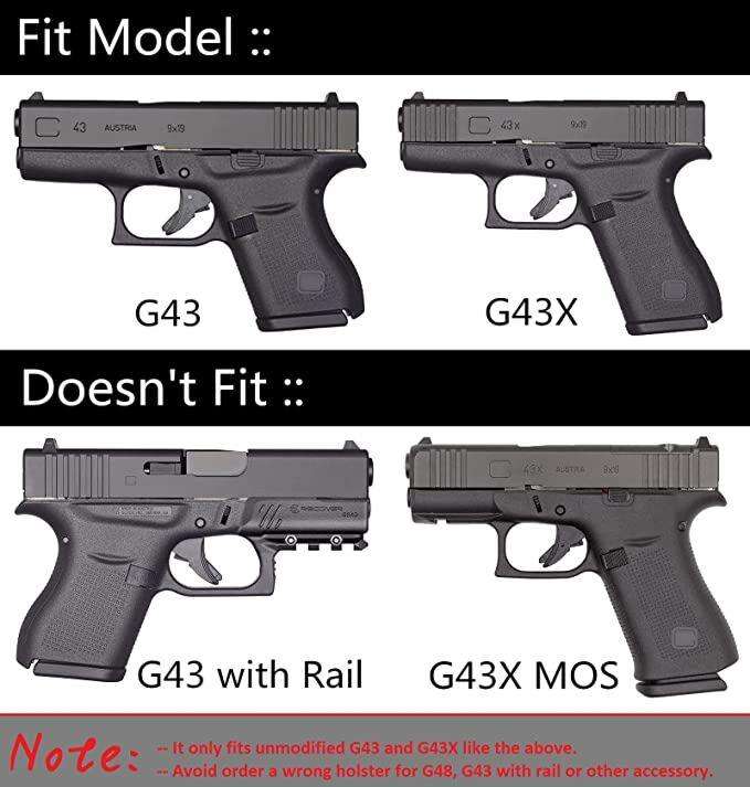 CYTAC R-DEFENDER HOLSTER (G4) - GLOCK 43,43X