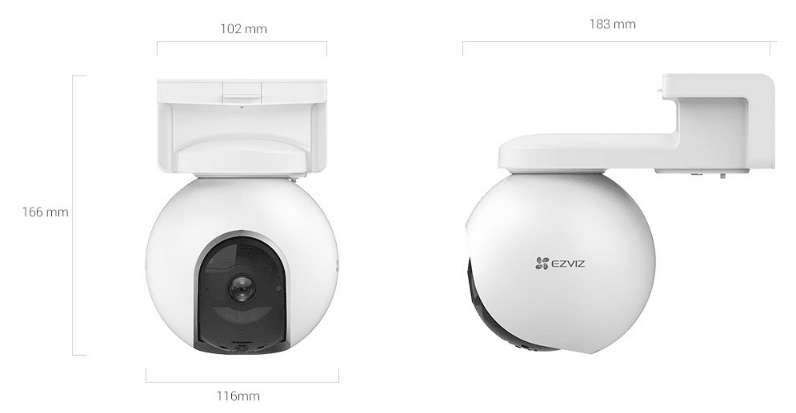 EZVIZ EB8 4G S/HOME CAMERA WITH SOLAR PANEL