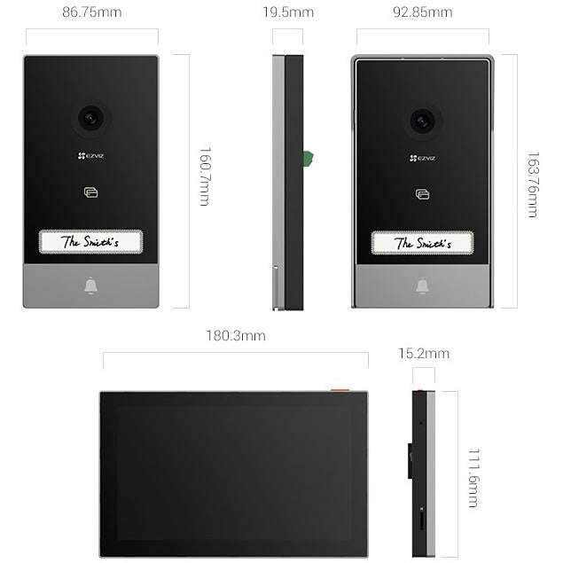 EZVIZ HP7 SMART VIDEO INTERCOM - 3MP