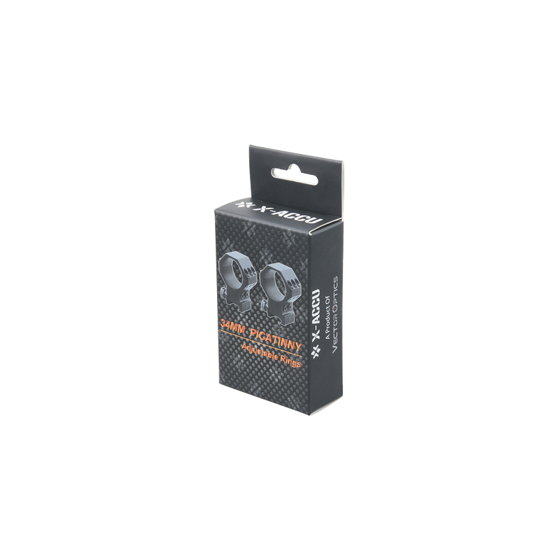 VECTOR OPTICS  PICATINNY RINGS 34MM 40MOA