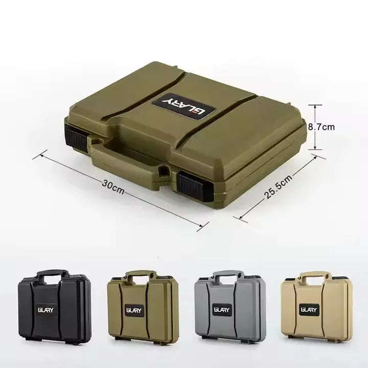 GLARY SINGLE HANDGUN CASE - OLIVE