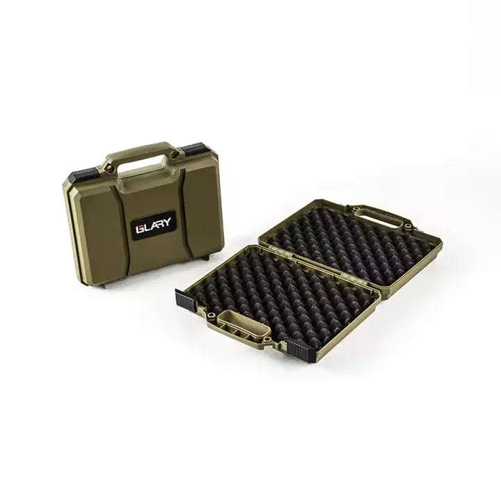 GLARY SINGLE HANDGUN CASE - OLIVE