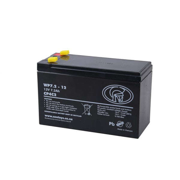 CENTURION RECHARGEABLE BATTERY - 12V 7.2AH