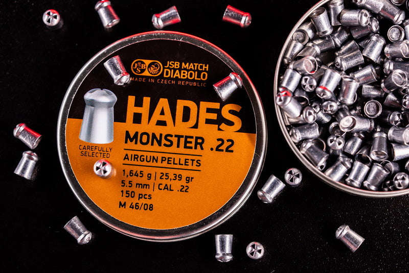 JSB .22 CAL DIABOLO HADES MONSTER 25.39GR - 150's
