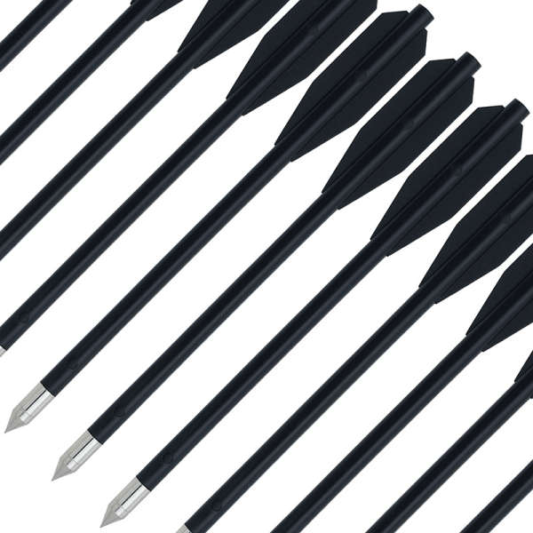 MANKUNG 6.5''PISTOL PLASTIC BOLTS (48 PACK)