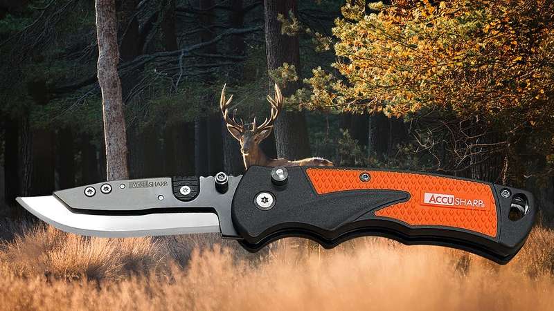 ACCUSHARP RAZOR KNIFE + 2 REPLACEMENT BLADES