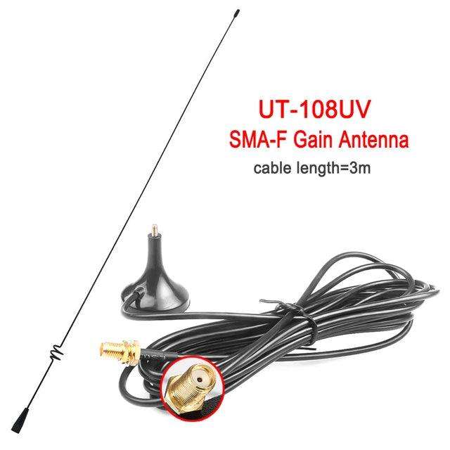 NAGOYA UT-108UV MAGNETIC BASE CAR AERIAL (SMA-M)