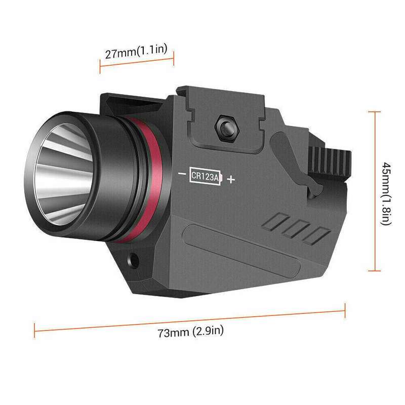 PICATINNY-MOUNTED FLASHLIGHT / LASER COMBO