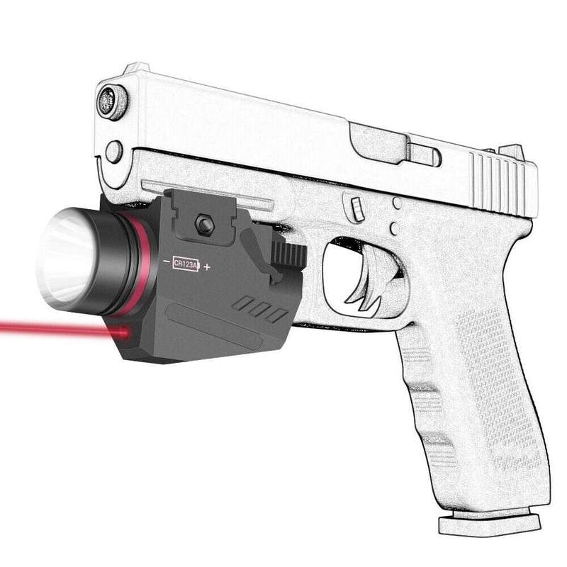 PICATINNY-MOUNTED FLASHLIGHT / LASER COMBO