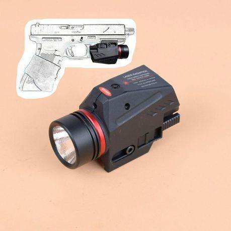 PICATINNY-MOUNTED FLASHLIGHT / LASER COMBO