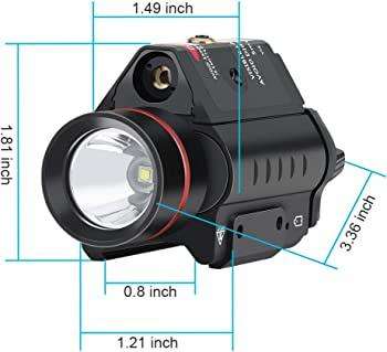 PICATINNY-MOUNTED FLASHLIGHT / LASER COMBO