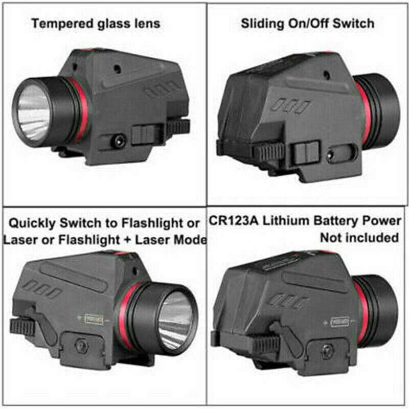 PICATINNY-MOUNTED FLASHLIGHT / LASER COMBO