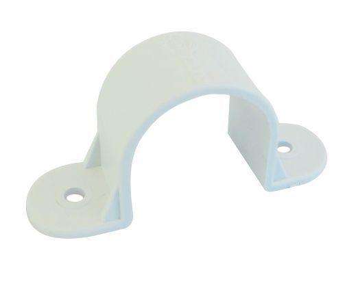 PVC STRAP SADDLES 25MM 1'S
