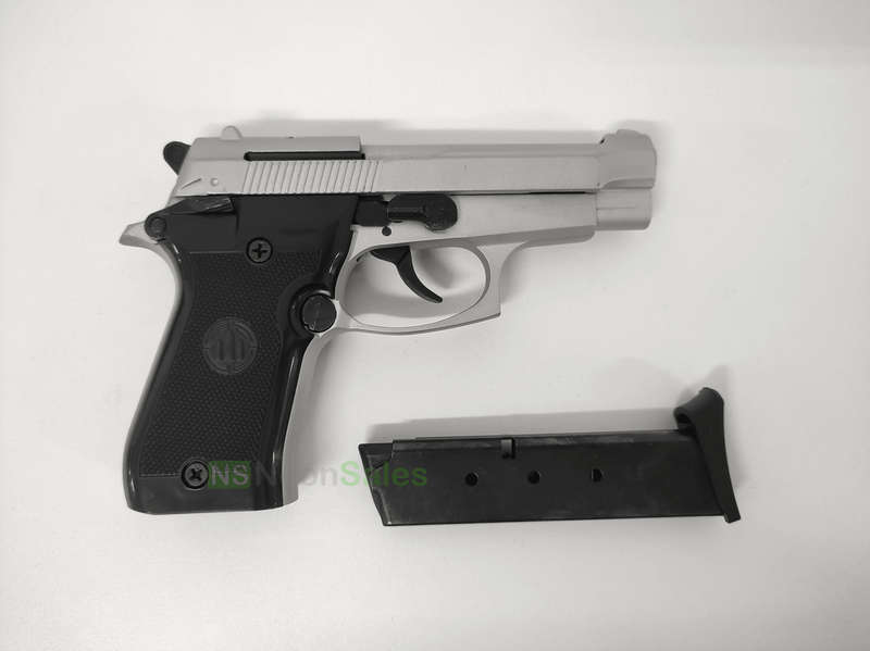 RETAY 84FS BLANK GUN - MATT CHROME