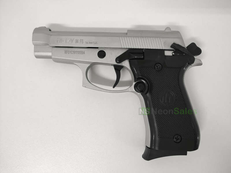 RETAY 84FS BLANK GUN - MATT CHROME