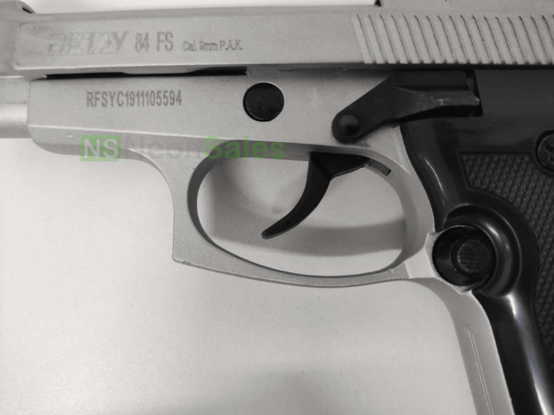 RETAY 84FS BLANK GUN - MATT CHROME