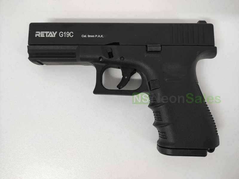 RETAY G19C BLANK GUN - BLACK