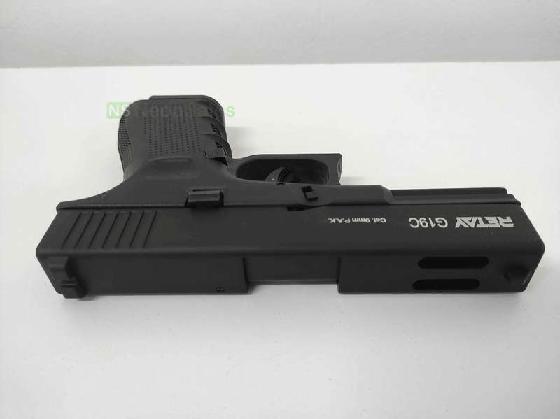 RETAY G19C BLANK GUN - BLACK