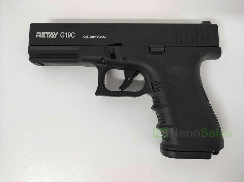 RETAY G19C BLANK GUN - BLACK