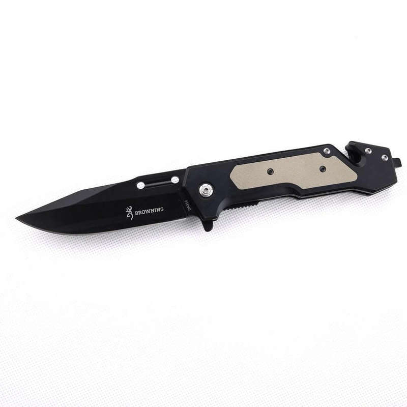 BROWNING JC-114 FOLDING KNIFE-STAINLESS STEEL