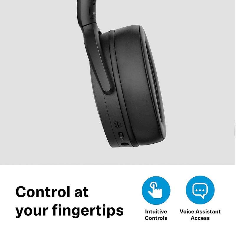 SENNHEISER HD 450BT HEADPHONES-WIRELESS BLACK