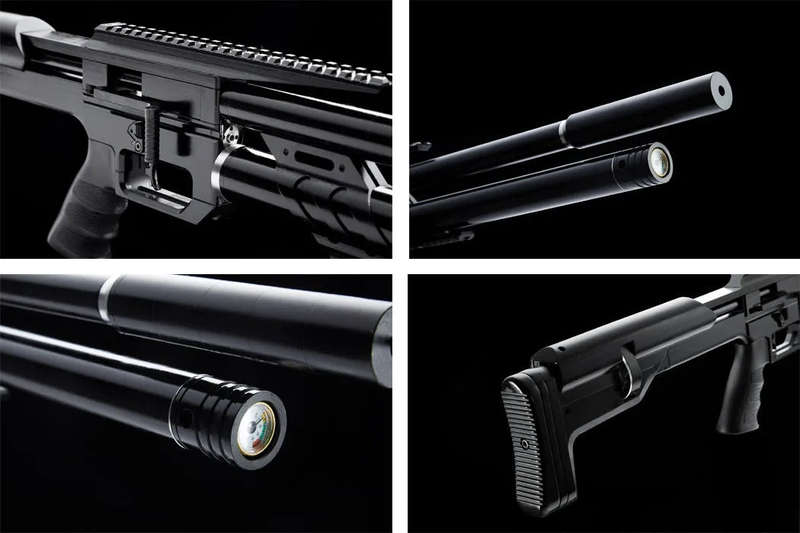 SNOWPEAK M60B PCP RIFLE (350CC BOTTLE) .22 CAL