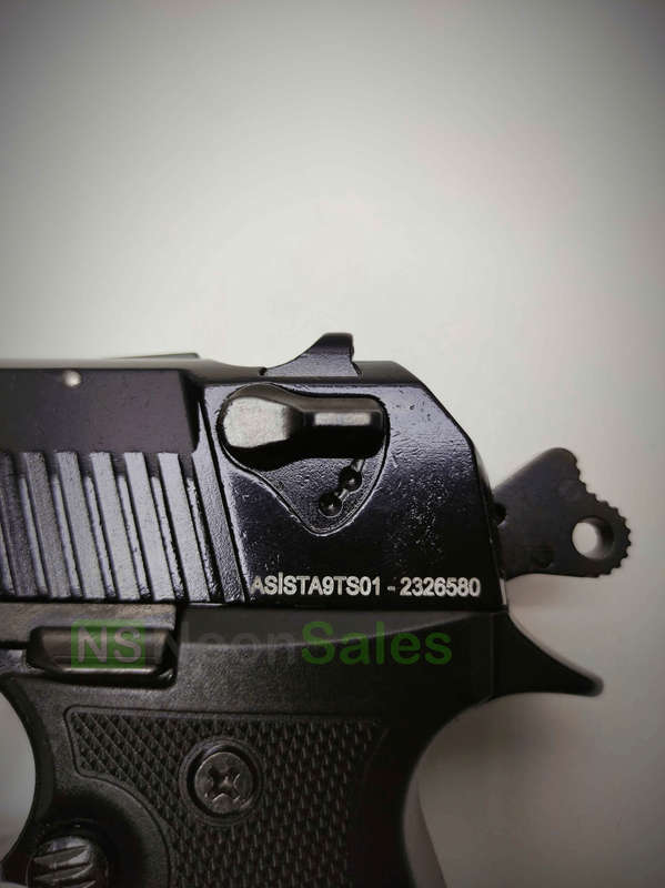 STELLO AR-9 BABY EAGLE+10 BLANKS+ HOLSTER+ TEARGAS