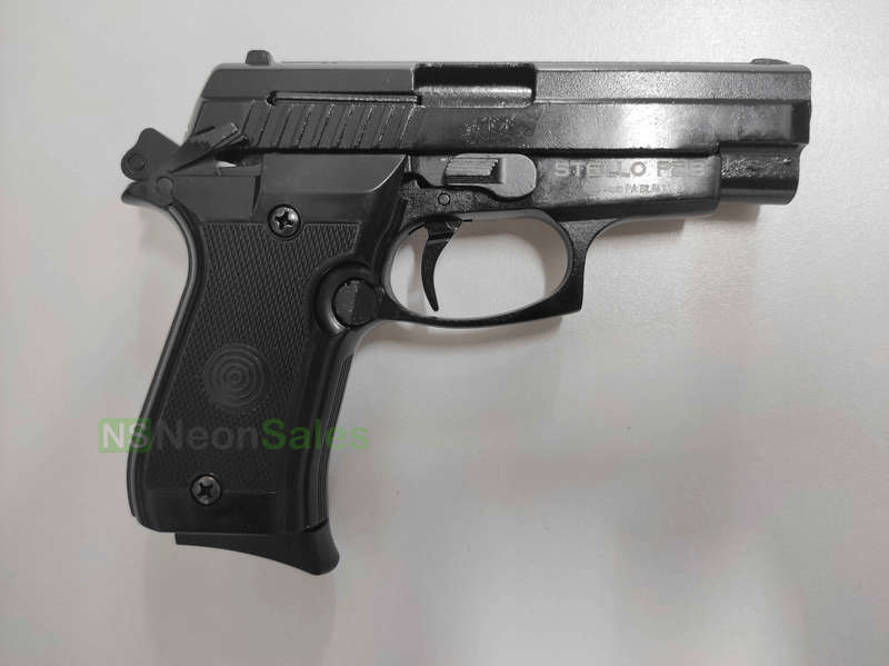STELLO P29 BLANK GUN +10 BLANKS +HOLSTER + TEARGAS