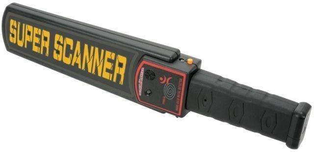 SUPER SCANNER HAND-HELD METAL DETECTOR