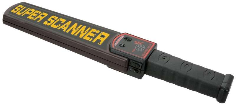 SUPER SCANNER HAND-HELD METAL DETECTOR