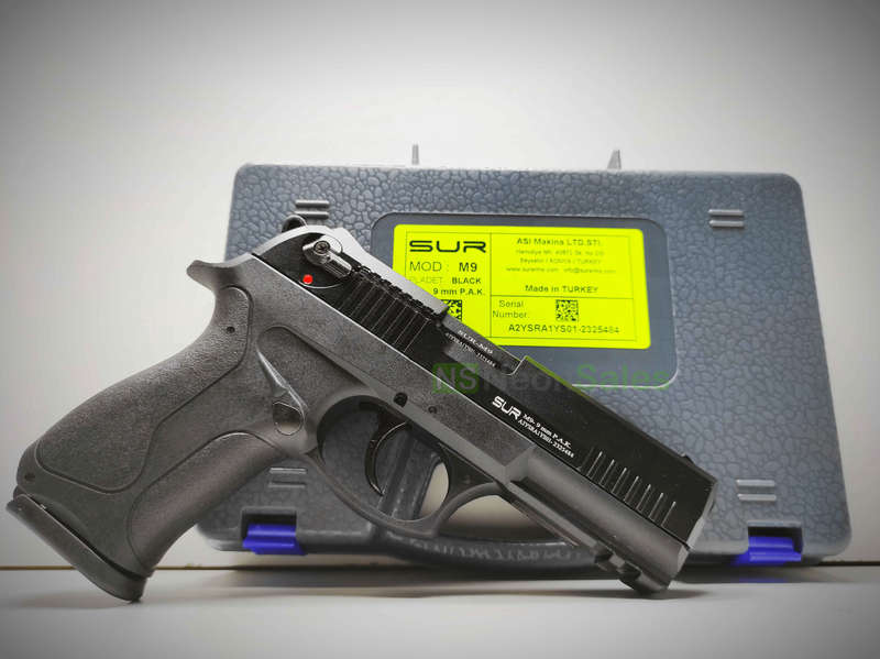 SUR ARMS M9 BLANK GUN - BLACK