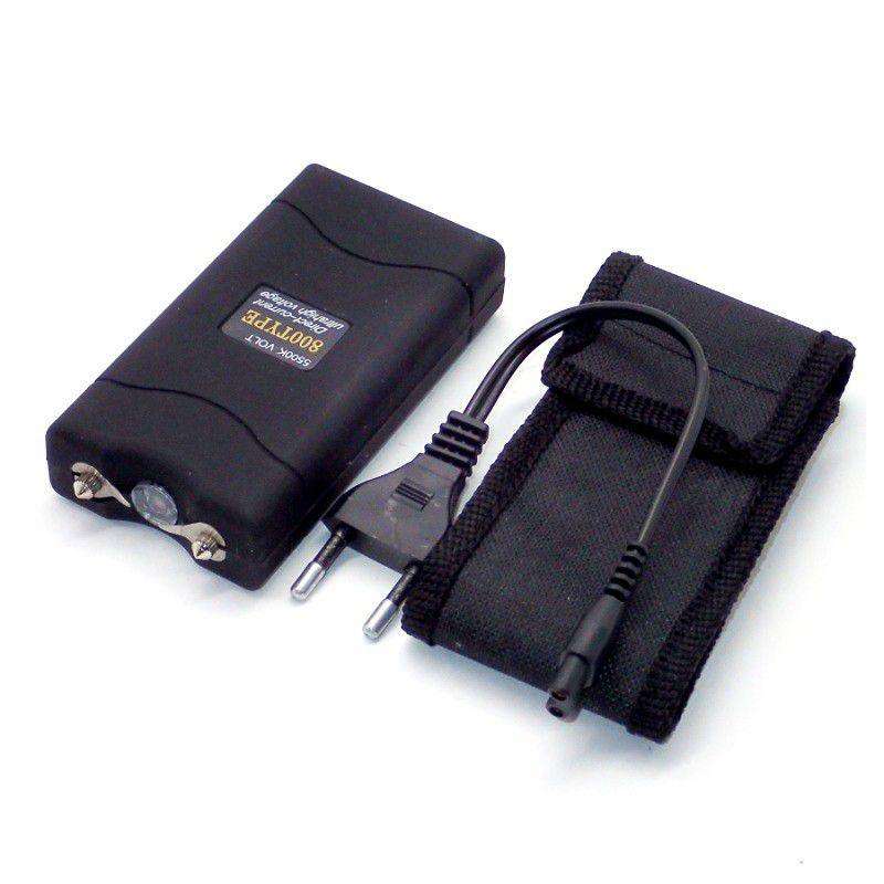 TYPE 800 STUN GUN W/ FLASHLIGHT - BLACK