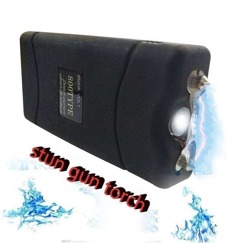 TYPE 800 STUN GUN W/ FLASHLIGHT - BLACK