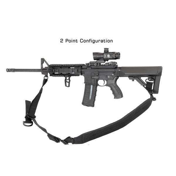 UTG® BOLLA® 2 TO 1 POINT CONVERSION QD SLING, BLK