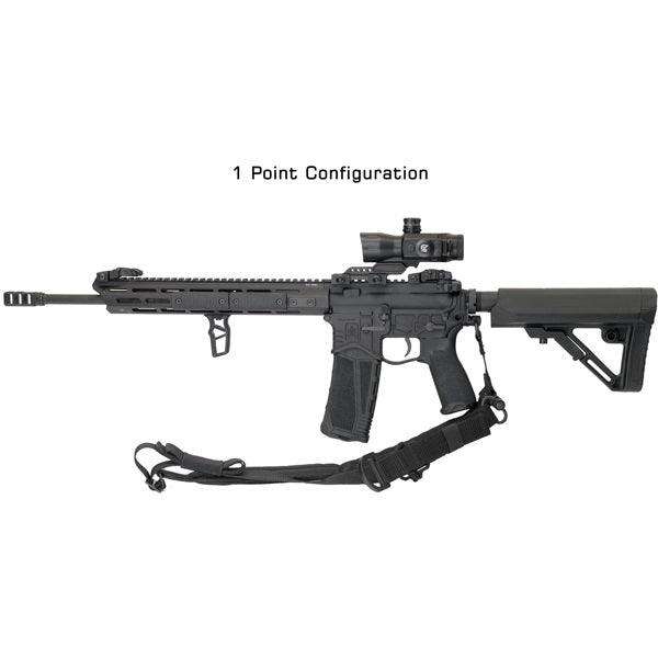 UTG® BOLLA® 2 TO 1 POINT CONVERSION QD SLING, BLK