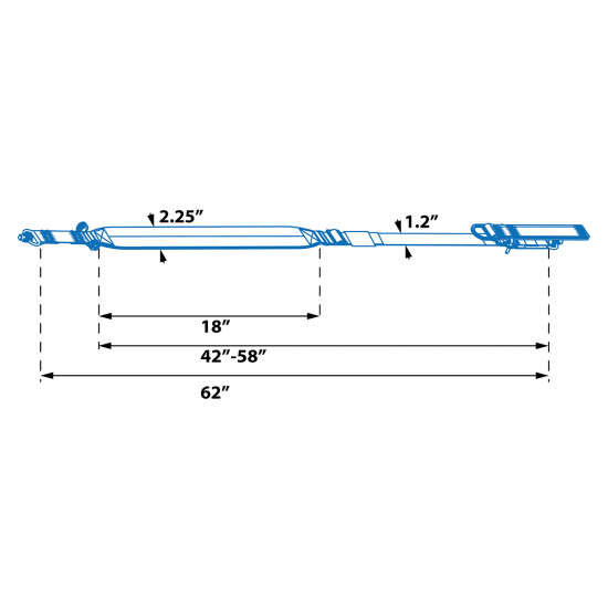 UTG® BOLLA® 2 TO 1 POINT CONVERSION QD SLING, BLK