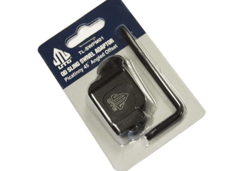 UTG® QD SLING SWIVEL ADAPTER, PICATINNY 45 OFFSET