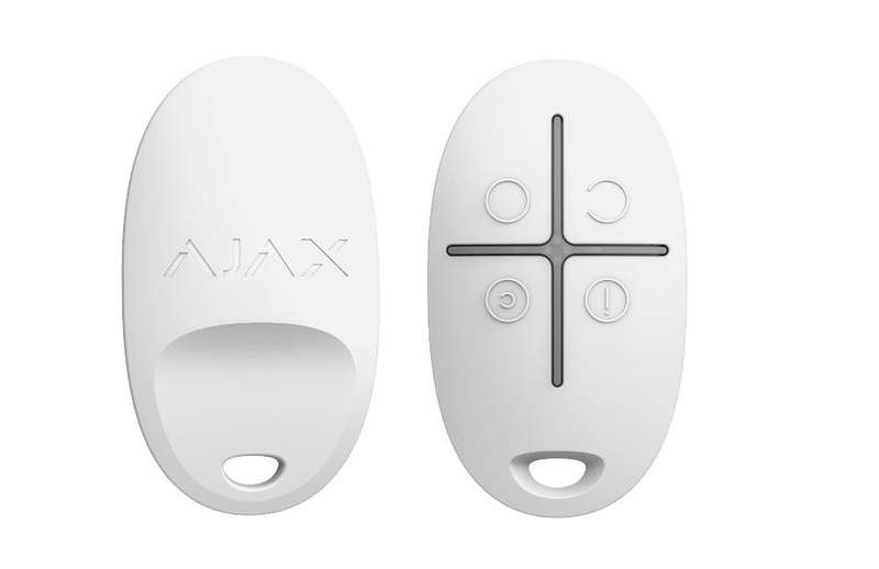 AJAX SPACE CONTROL JEWELLER KEY FOB - WHITE
