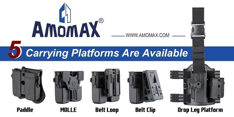 AMOMAX 92FS OWB TACTICAL HOLSTER (BLK) - AM-T92G2