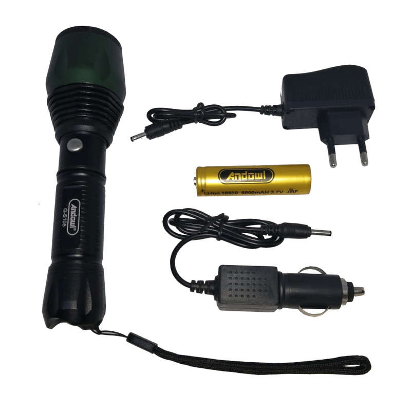 ANDOWL RECHARGEABLE ULTRA BRIGHT TORCH Q-5105