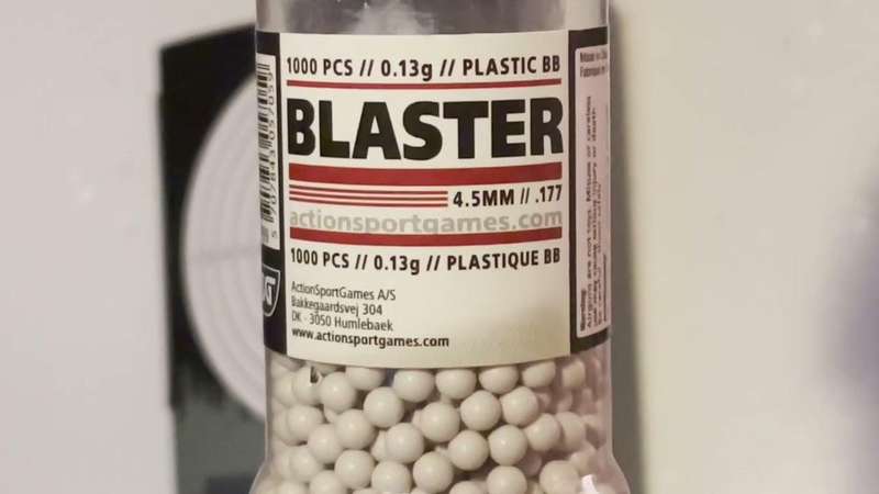ASG 4.5MM BLASTER PLASTIC BB'S - 1000'S