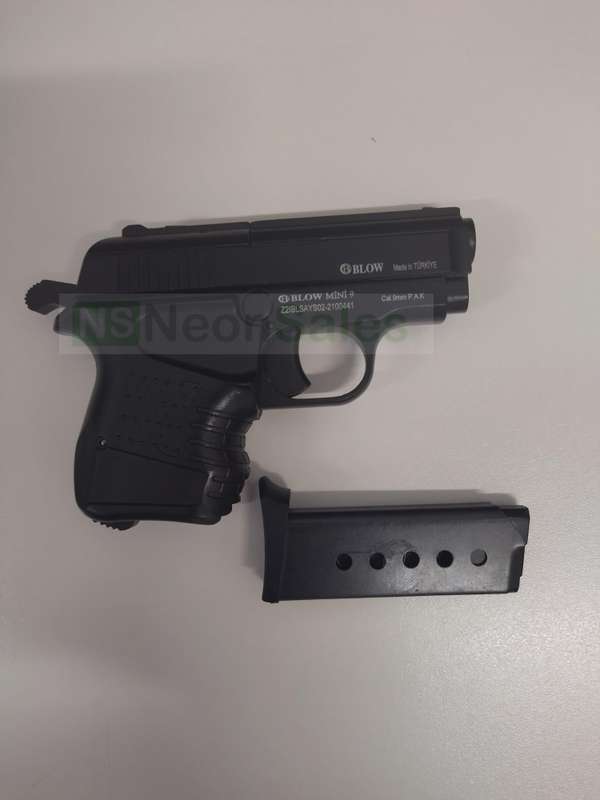 BLOW MINI 9 BLANK GUN - BLACK