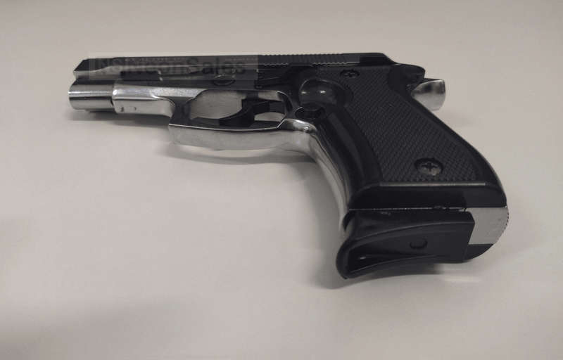 BLOW P29 BLANK GUN - SHINY CHROME