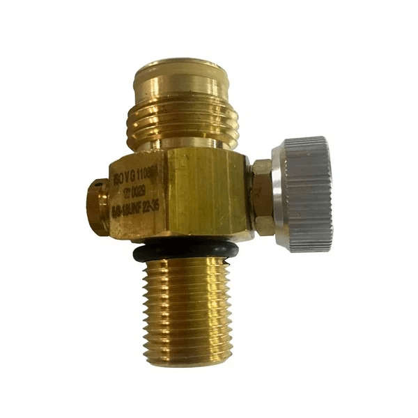 BRASS TAPHEAD VALVE FOR CO2 PAINTBALL TANK