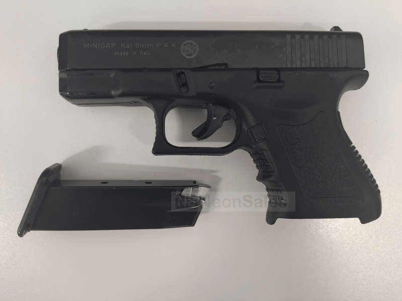 BRUNI MINI GAP (GLOCK 26 REPLICA) BLANK GUN - BLK