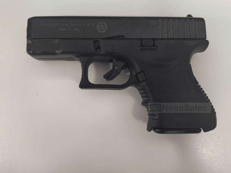 BRUNI MINI GAP (GLOCK 26 REPLICA) BLANK GUN - BLK